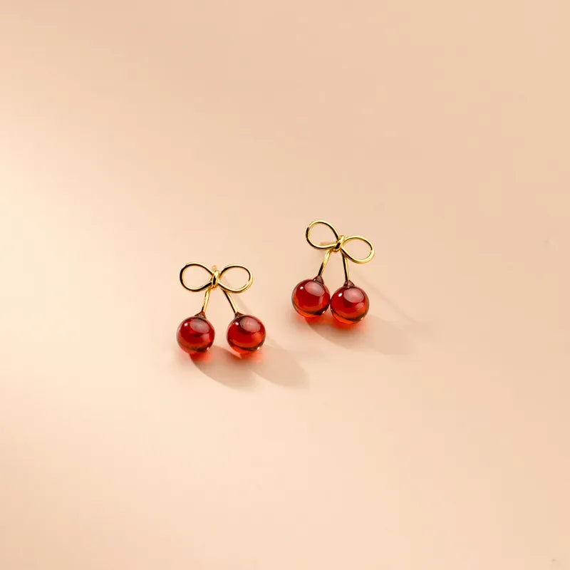 Cherry Stud Earrings