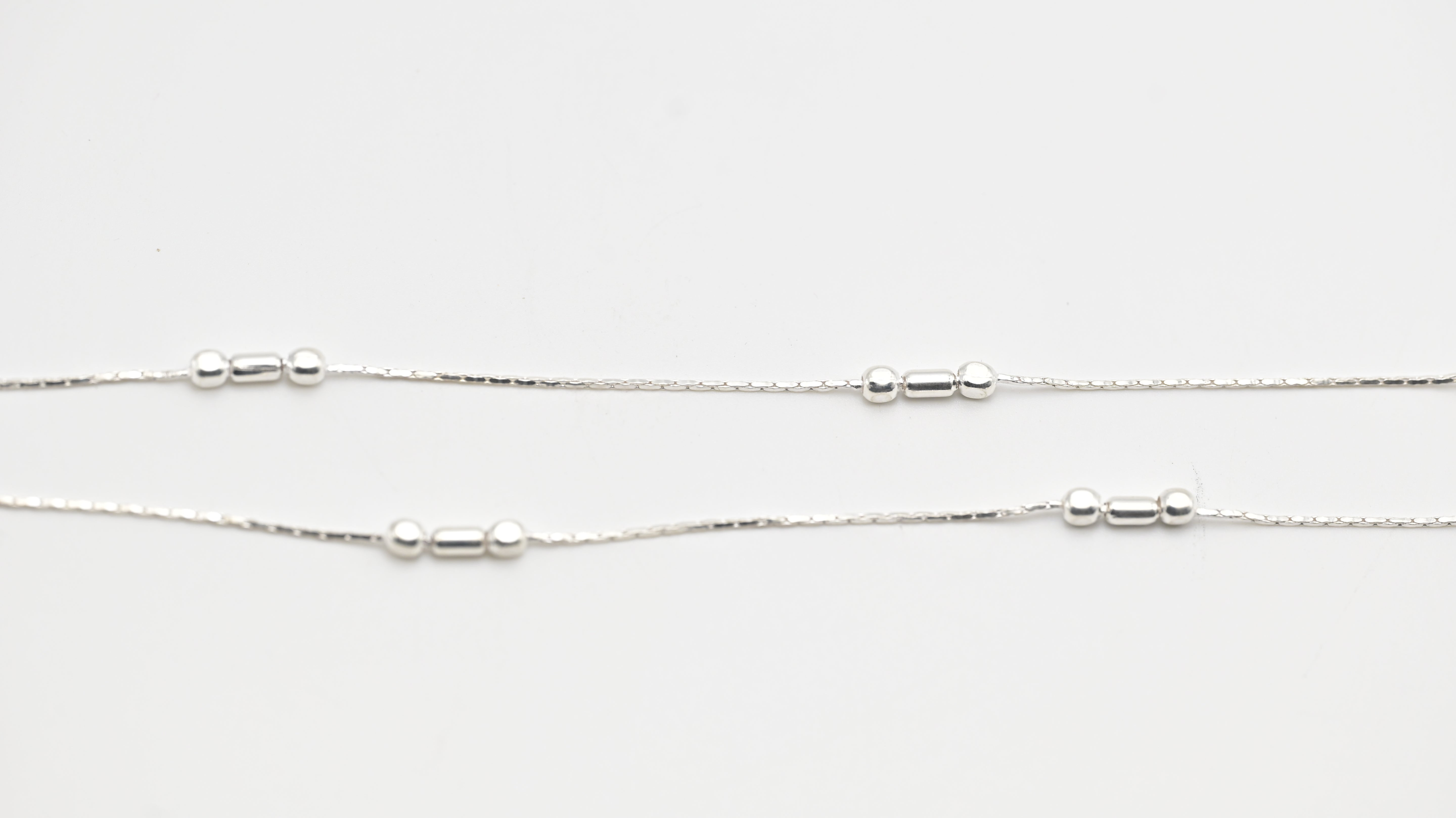 Minimal Beaded Anklet