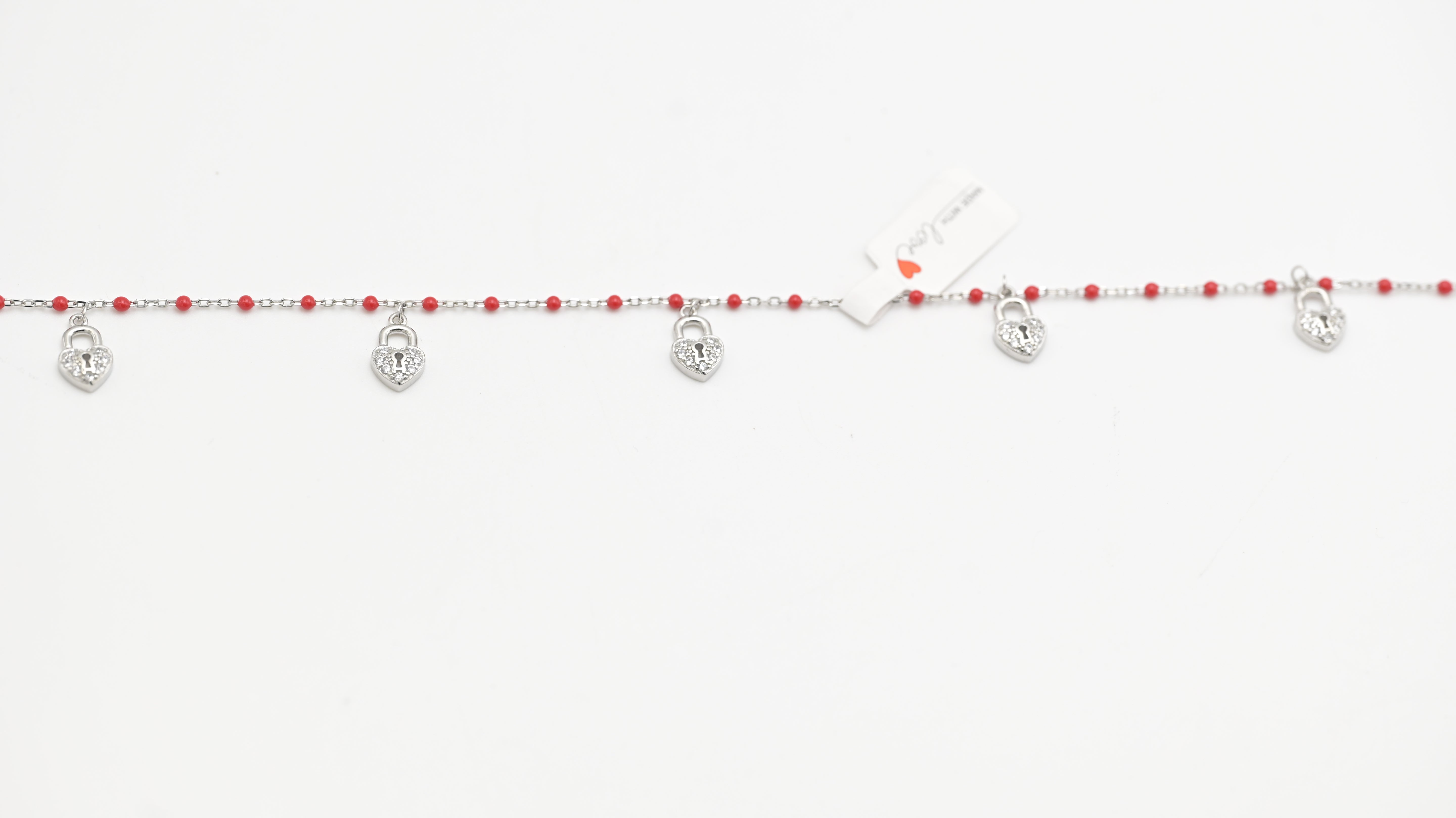 Heart Lock Charm Anklet