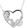 Sterling Silver Heart Pendant Necklace Collection