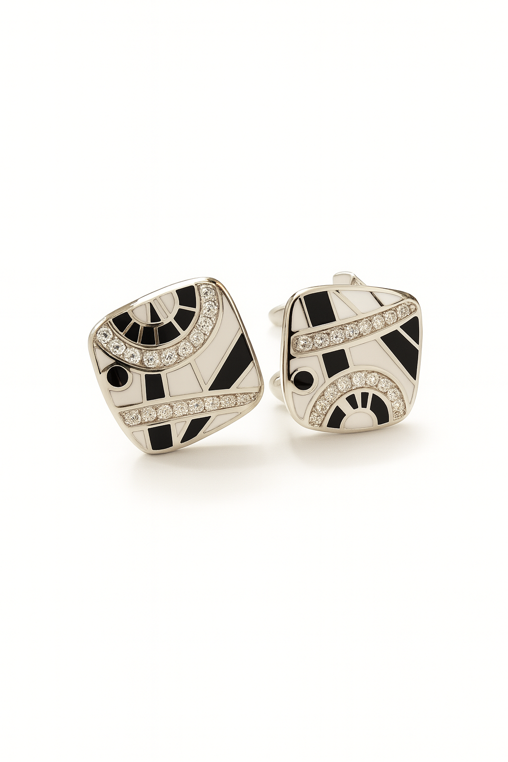 Square Modern Abstract Earrings