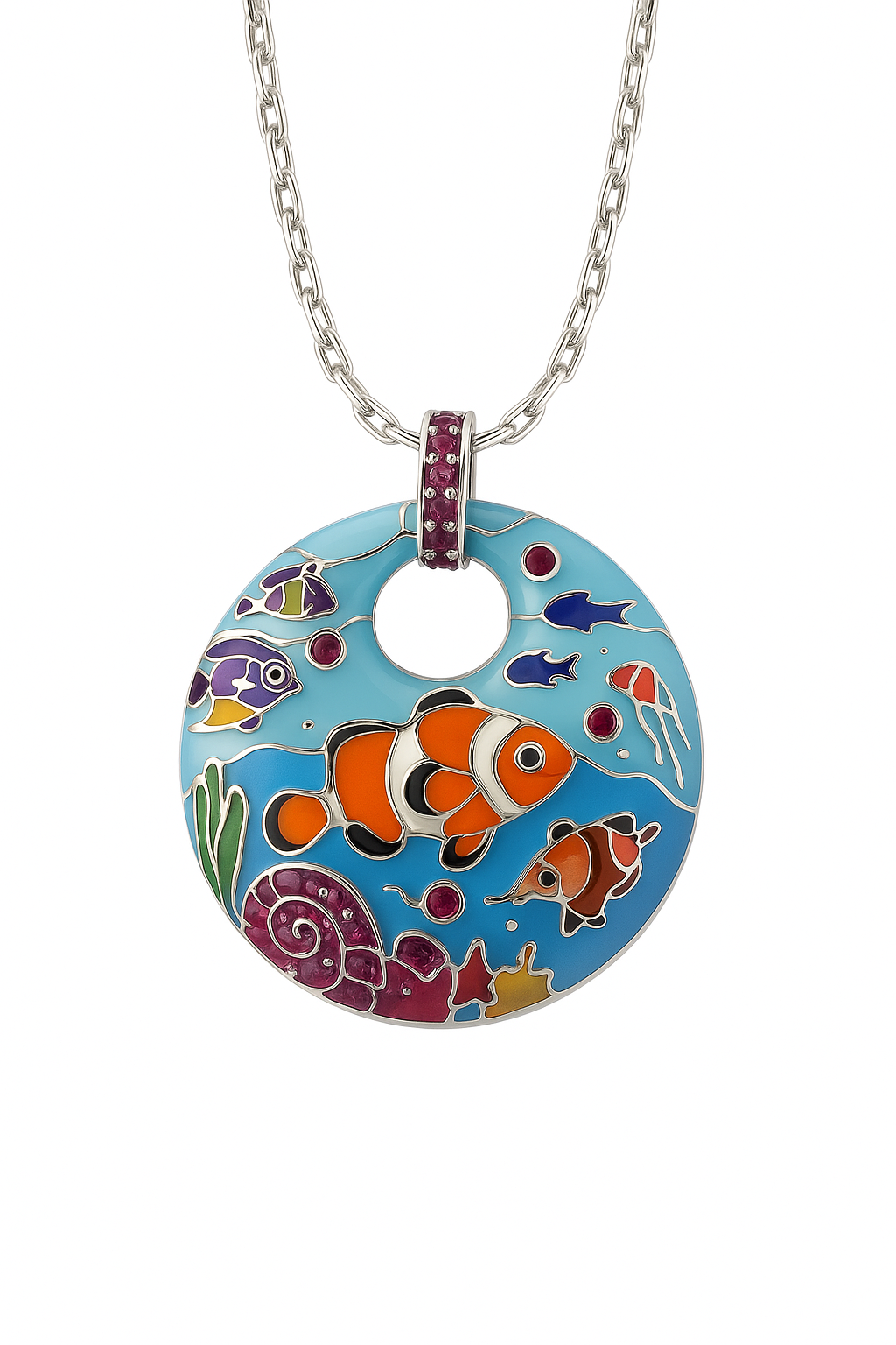 Ocean Blue Enamel Jewellery Set