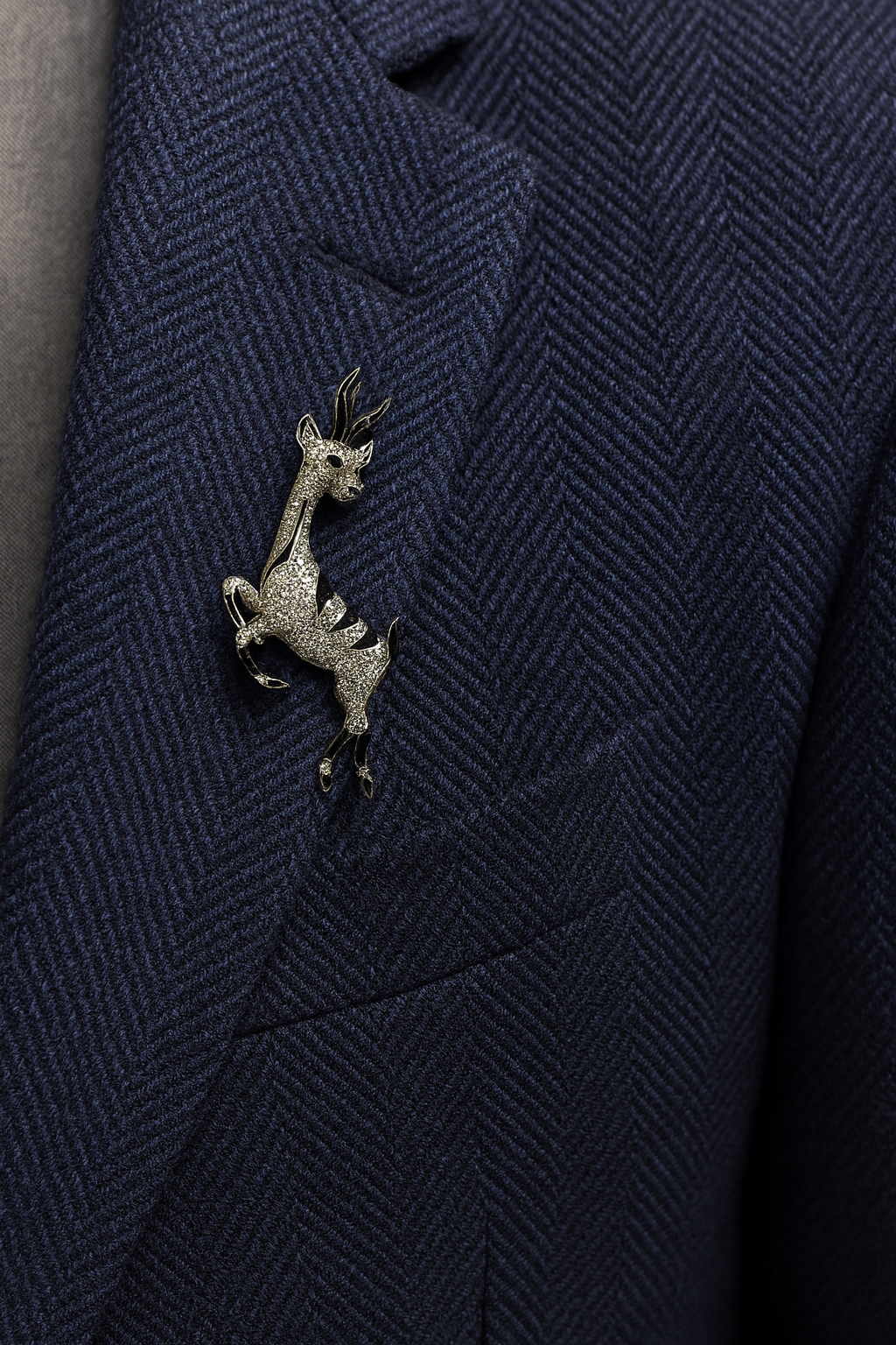 Regal Deer Brooch