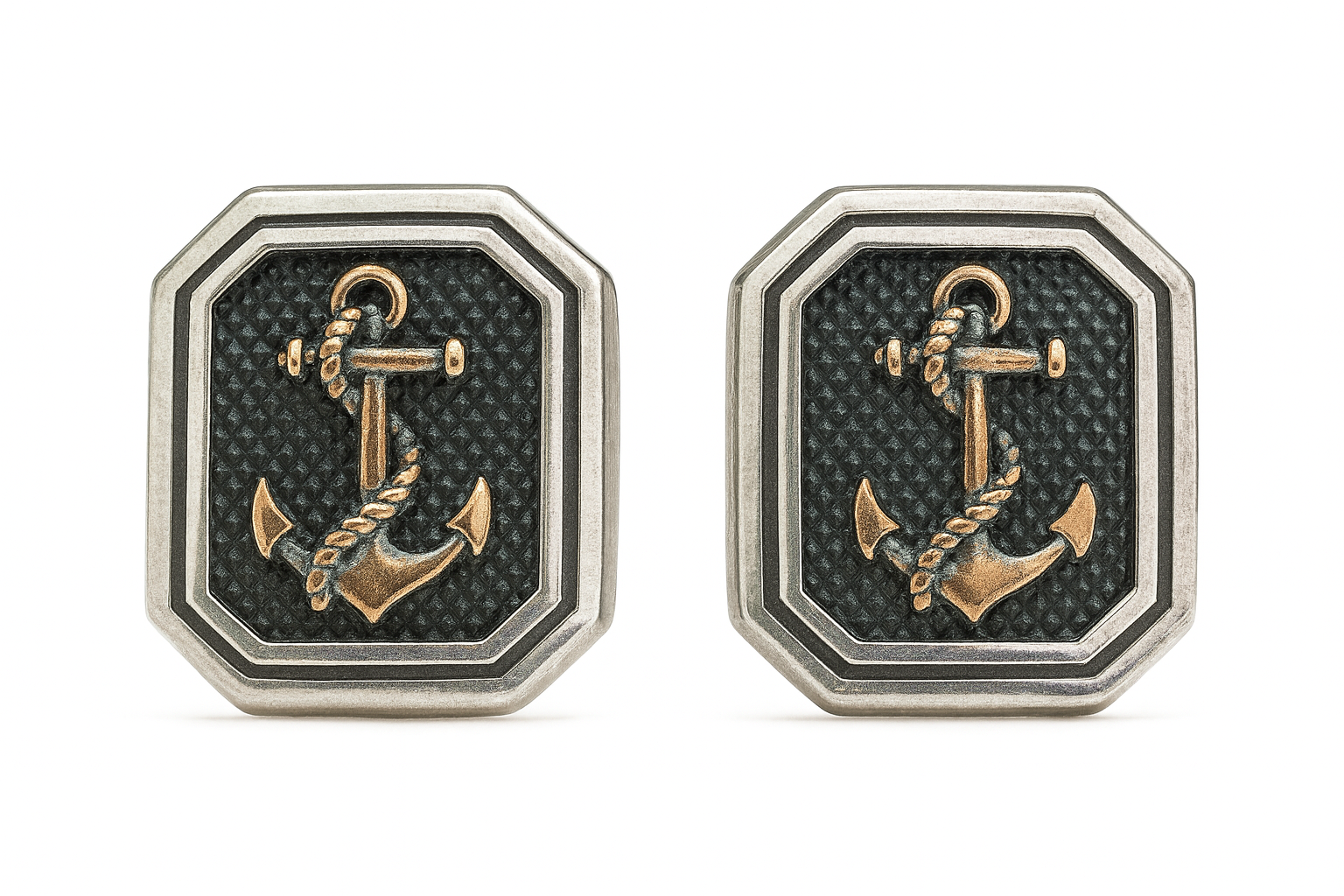 Anchor Rope Cufflinks