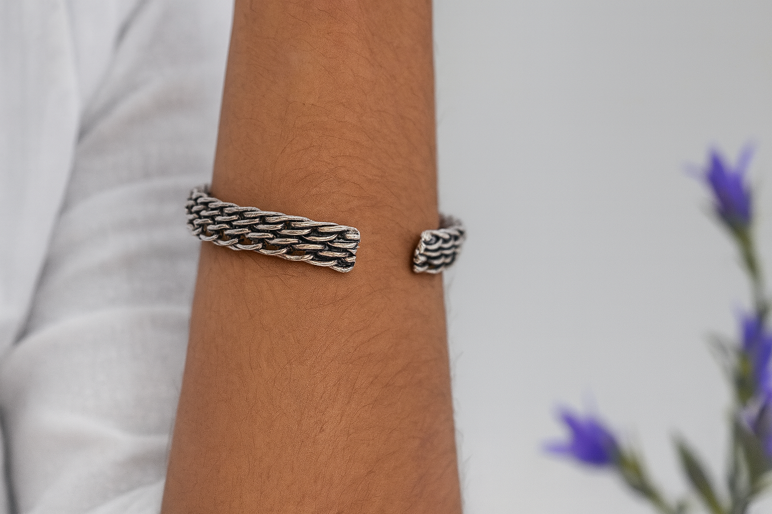 Woven Rope Cuff Bracelet