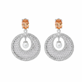 Honeycomb Circle Earrings
