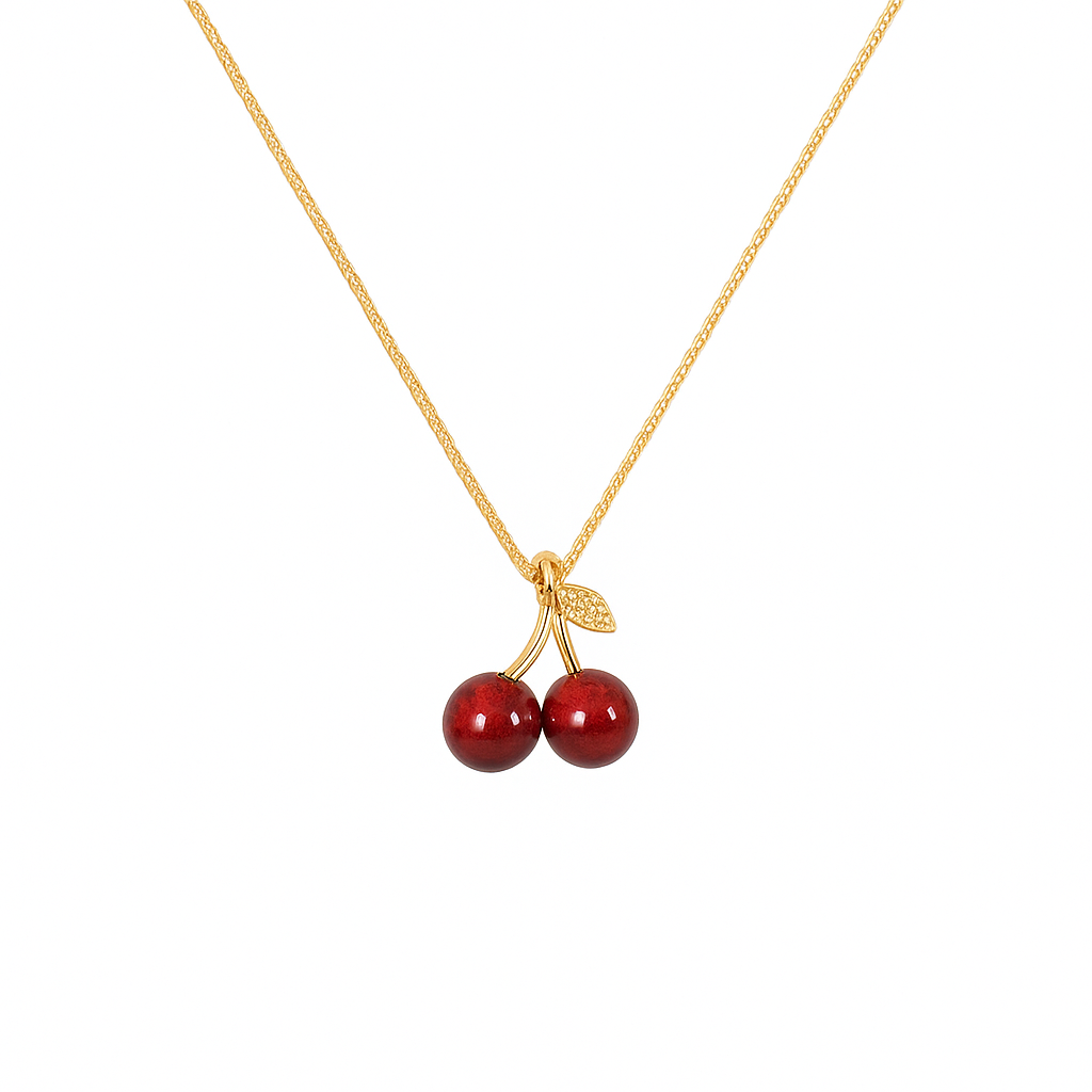 Cherry Pendant Necklace