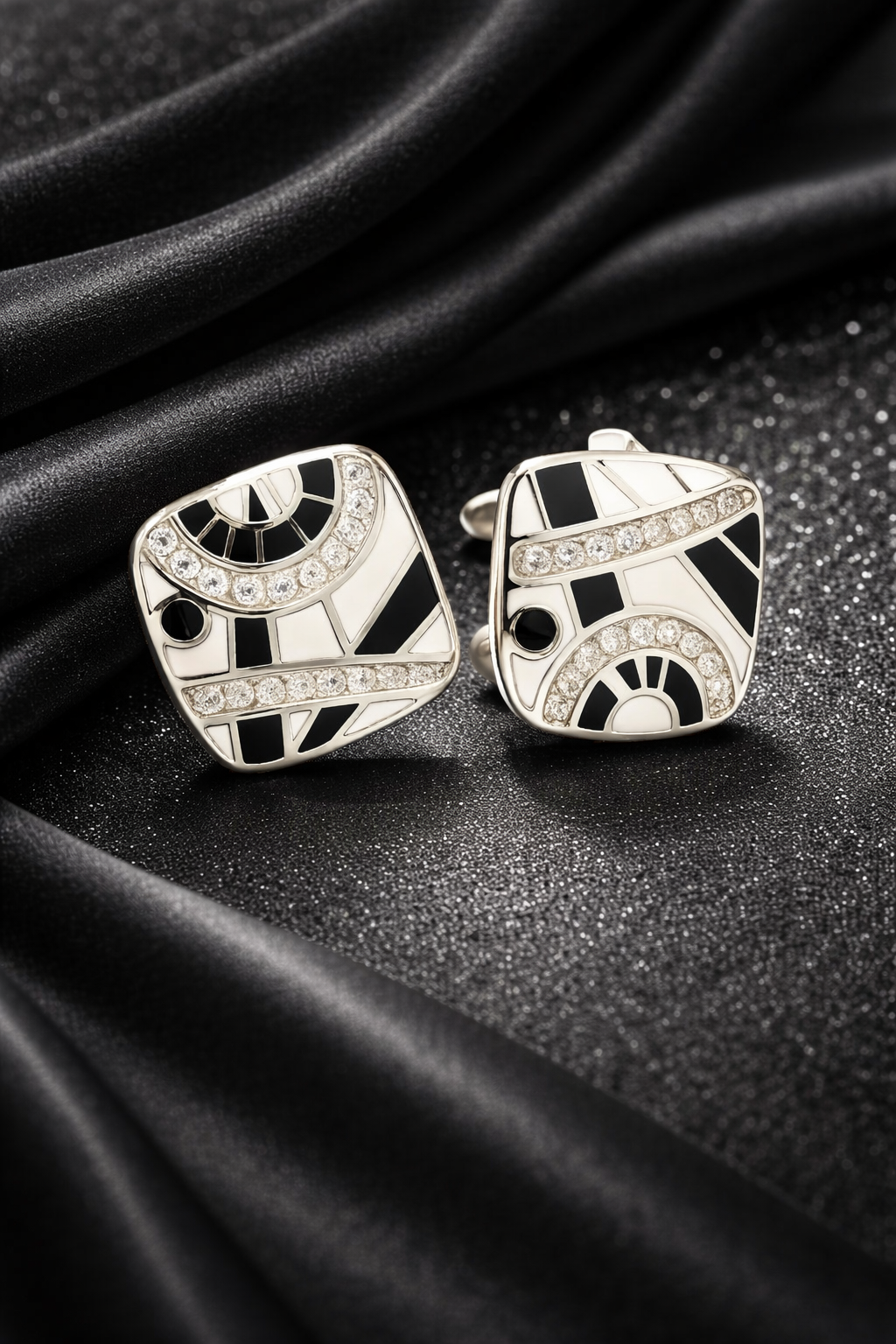 Square Modern Abstract Earrings