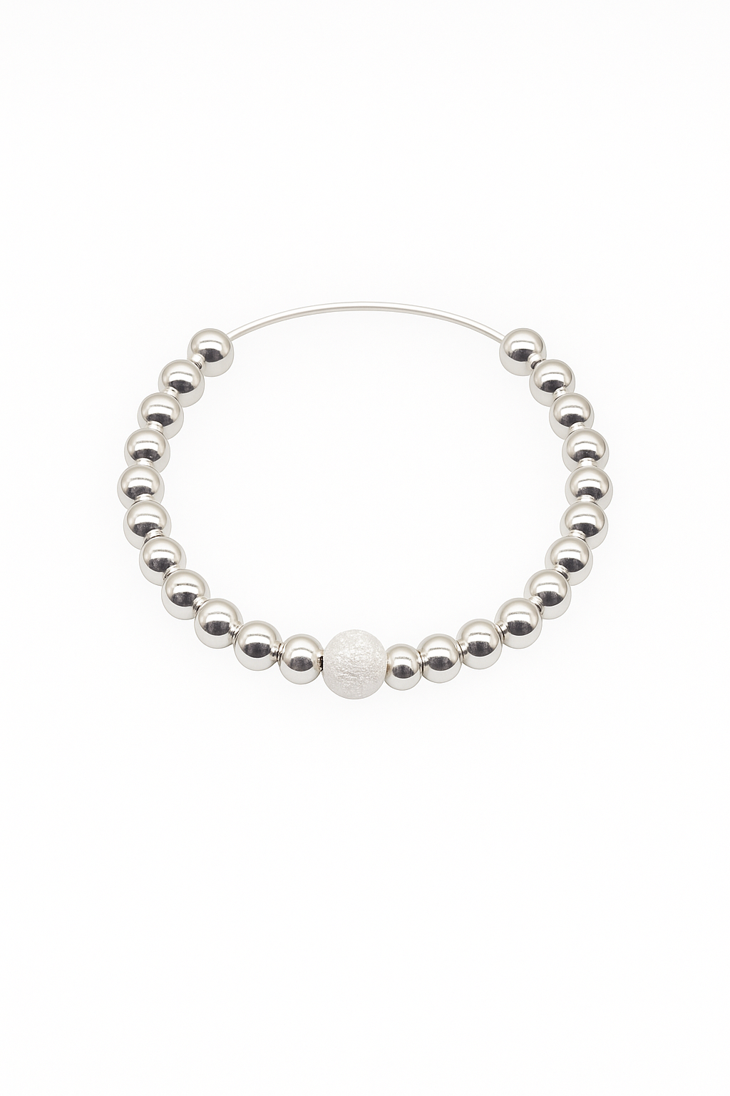 Sterling Silver Beaded Bracelet