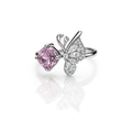 Pink Butterfly Ring