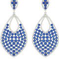 Blue CZ Earrings