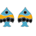 Fish Stud Earrings