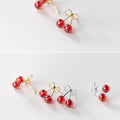 Cherry Stud Earrings