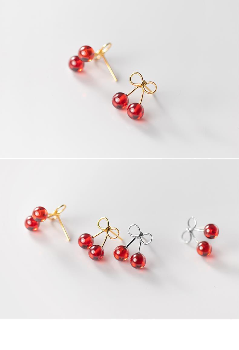 Cherry Stud Earrings