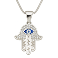 Hamsa Evil Eye Pendant