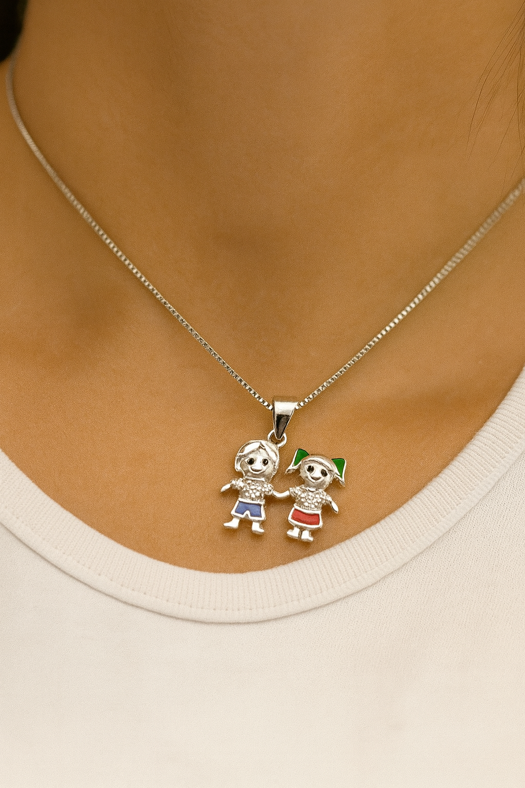 Boy & Girl Pendant