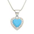 Blue Heart Pendant