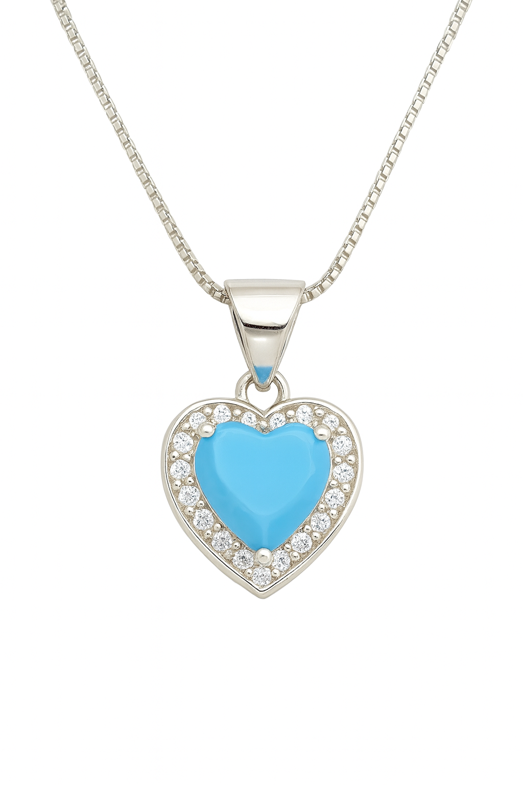 Blue Heart Pendant