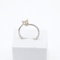 Butterfly Design Ring | Rose Gold Plated, Swiss Zirconia