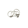 Womens Twisted Rope Adjustable Toe Rings