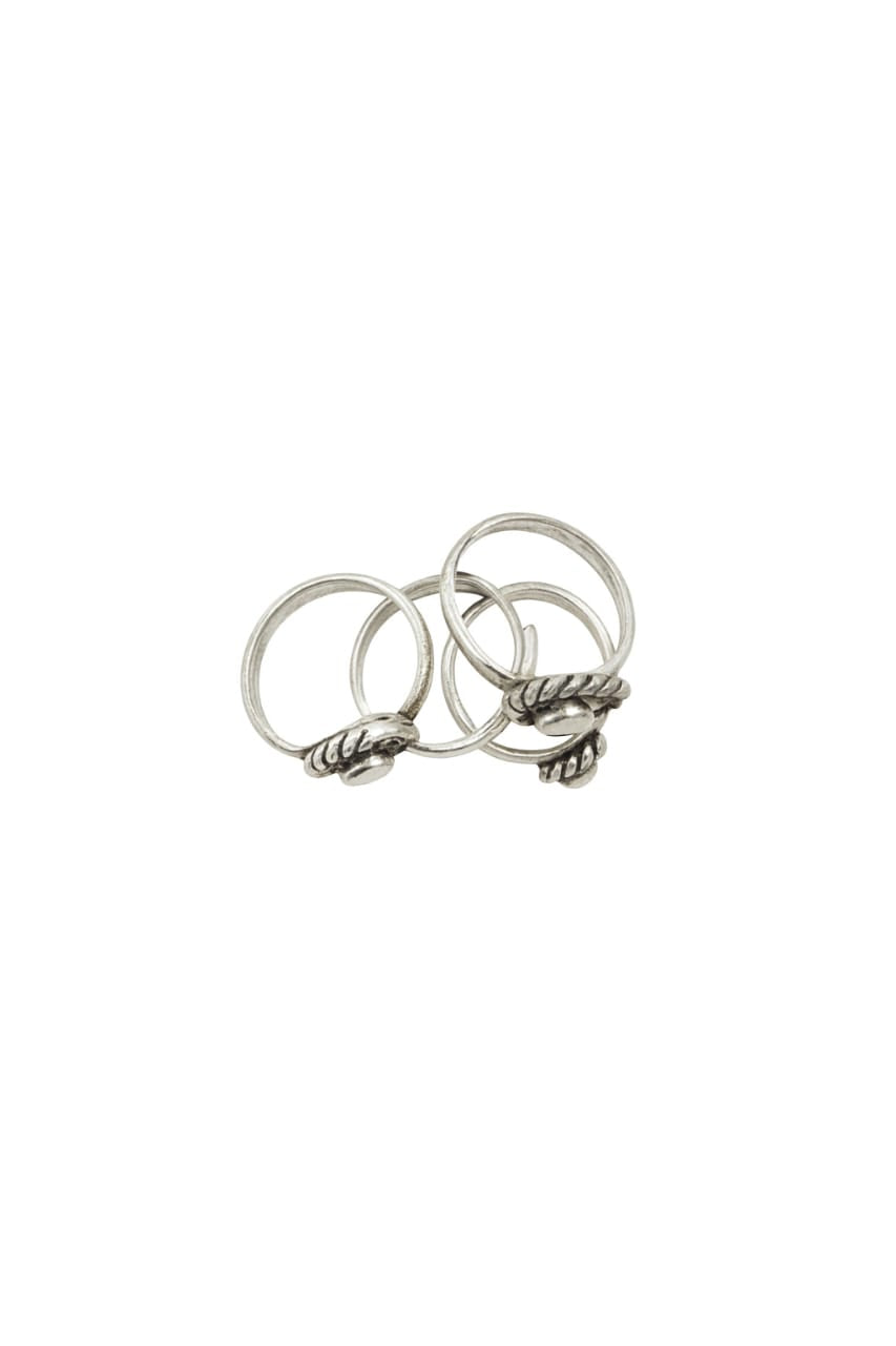 Womens Twisted Rope Adjustable Toe Rings